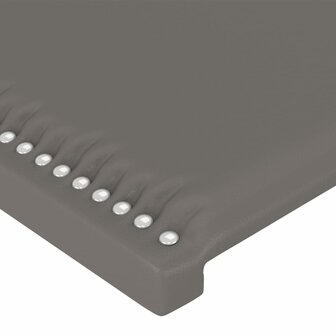 Hoofdbord 100x5x78/88 cm kunstleer grijs 4