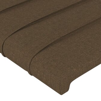 Hoofdbord 80x5x78/88 cm stof donkerbruin 4