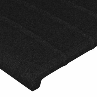 Hoofdbord 80x5x78/88 cm stof zwart 4