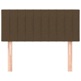 Hoofdbord 80x5x78/88 cm stof donkerbruin 3