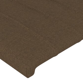 Hoofdbord 80x5x78/88 cm stof donkerbruin 4