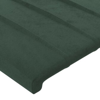 Hoofdbord 80x5x78/88 cm fluweel donkergroen 4