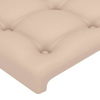 Hoofdbord 80x5x78/88 cm kunstleer cappuccinokleurig 4