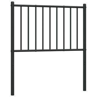 Hoofdbord metaal zwart 75 cm 2