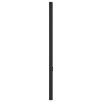 Hoofdbord metaal zwart 75 cm 3