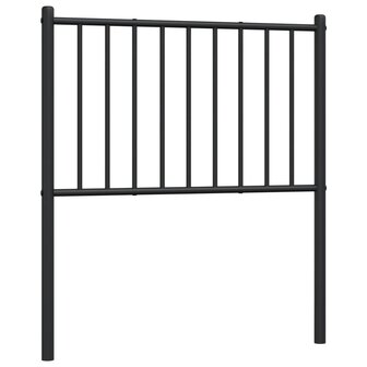 Hoofdbord metaal zwart 75 cm 4