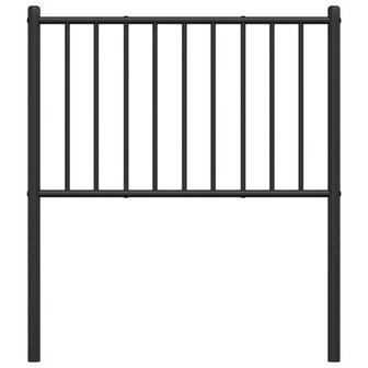 Hoofdbord metaal zwart 75 cm 5
