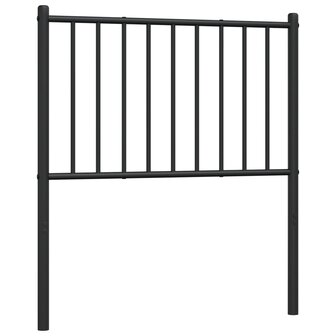 Hoofdbord metaal zwart 80 cm 2
