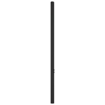 Hoofdbord metaal zwart 80 cm 3