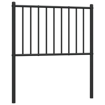 Hoofdbord metaal zwart 80 cm 4