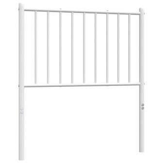 Hoofdbord metaal wit 75 cm 4