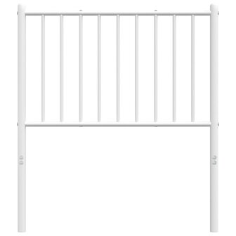 Hoofdbord metaal wit 75 cm 5