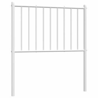 Hoofdbord metaal wit 80 cm 2