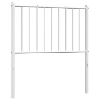 Hoofdbord metaal wit 80 cm 4