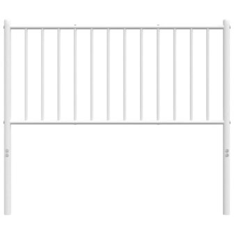 Hoofdbord metaal wit 100 cm 6