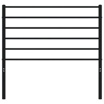 Hoofdbord metaal zwart 90 cm 4