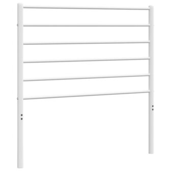 Hoofdbord metaal wit 100 cm 2