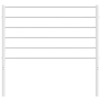 Hoofdbord metaal wit 100 cm 4