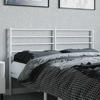 Hoofdbord metaal wit 140 cm 3