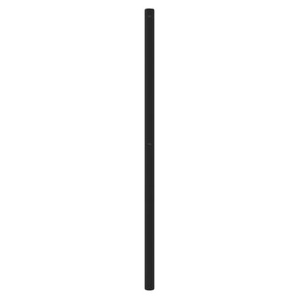 Hoofdbord 90 cm metaal zwart 5