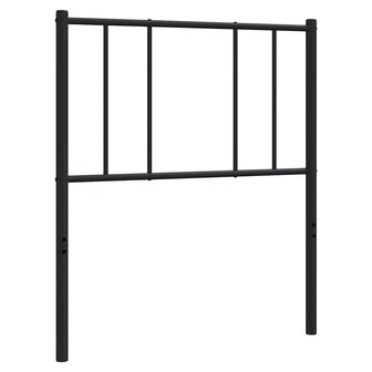 Hoofdbord metaal zwart 100 cm 2