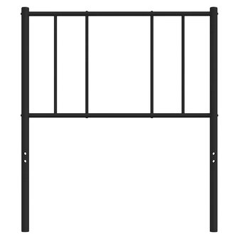 Hoofdbord metaal zwart 100 cm 4