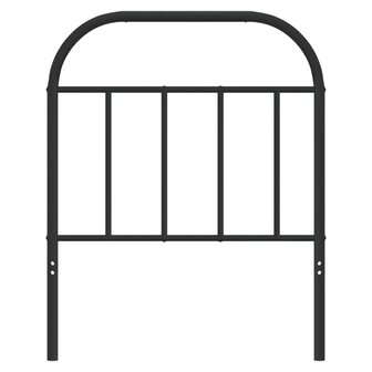 Hoofdbord metaal zwart 75 cm 4