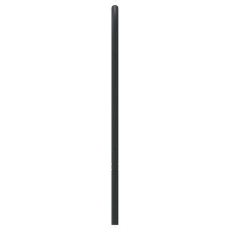 Hoofdbord metaal zwart 75 cm 5