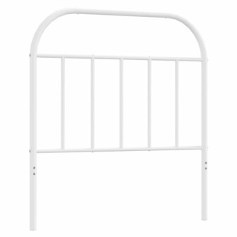 Hoofdbord metaal wit 80 cm 2