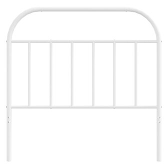 Hoofdbord metaal wit 100 cm 4