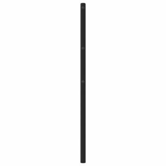 Hoofdbord 80 cm metaal zwart 5
