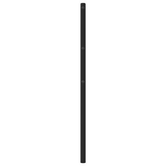 Hoofdbord 107 cm metaal zwart 5