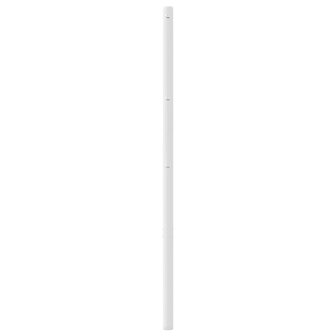 Hoofdbord 100 cm metaal wit 5