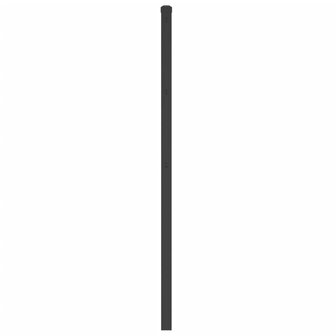 Hoofdbord 100 cm metaal zwart 4