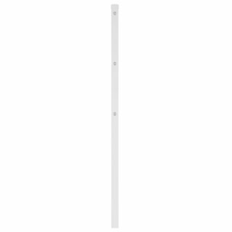Hoofdbord 80 cm metaal wit 4