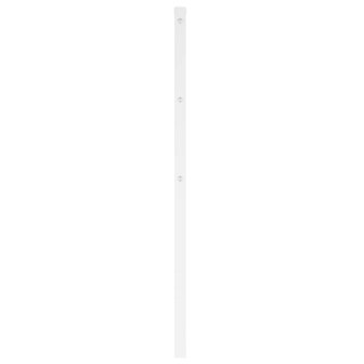 Hoofdbord 100 cm metaal wit 4