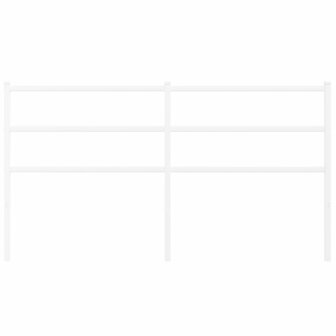 Hoofdbord 160 cm metaal wit 3