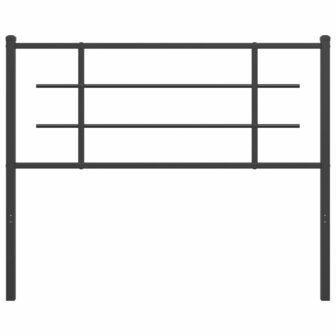 Hoofdbord 107 cm metaal zwart 3