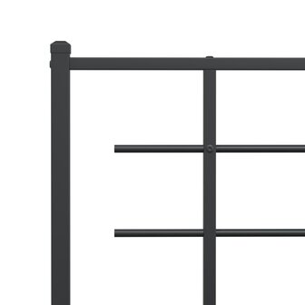 Hoofdbord 107 cm metaal zwart 5