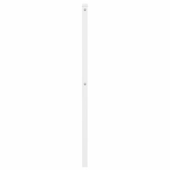 Hoofdbord 75 cm metaal wit 4