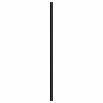 Hoofdbord 75 cm metaal zwart 4