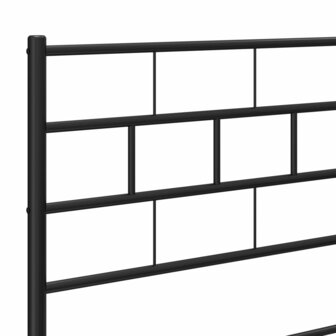 Hoofdbord 75 cm metaal zwart 5