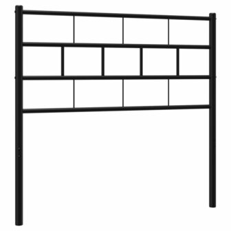 Hoofdbord 107 cm metaal zwart 2