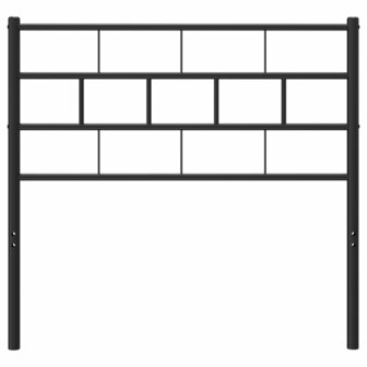 Hoofdbord 107 cm metaal zwart 3