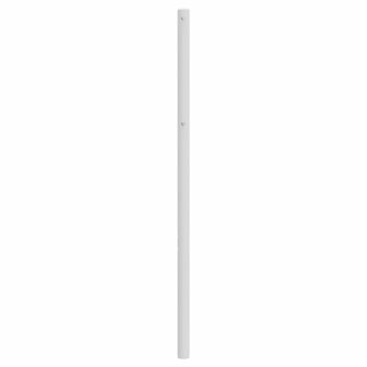 Hoofdbord 107 cm metaal wit 4