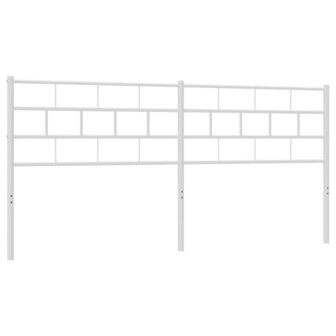 Hoofdbord 180 cm metaal wit 2