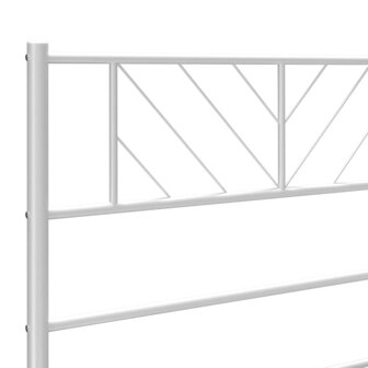 Hoofdbord 180 cm metaal wit 7