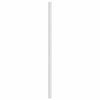 Hoofdbord 90 cm metaal wit 4