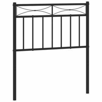 Hoofdbord 75 cm metaal zwart 2