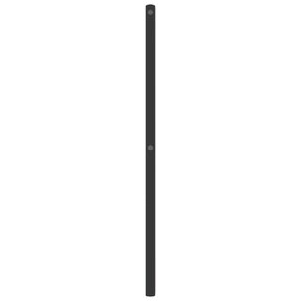 Hoofdbord 75 cm metaal zwart 4